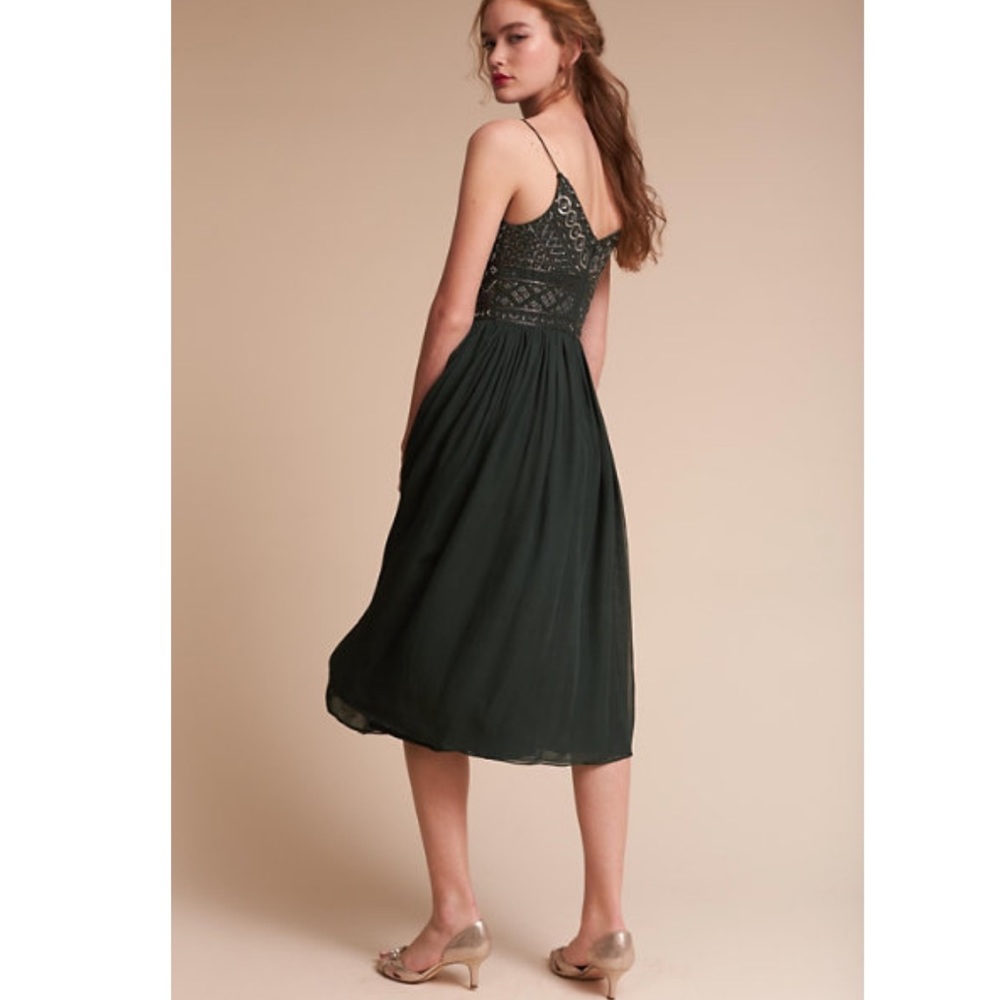 BHLDN Bristol dress in Forest. Size 6